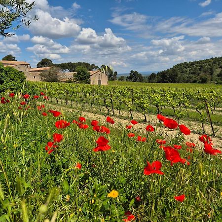 La Pinede, Logement Privatif Au Chateau Aumes ภายนอก รูปภาพ
